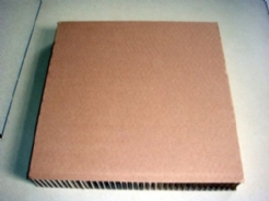 Flame retardant honeycomb cardboard
